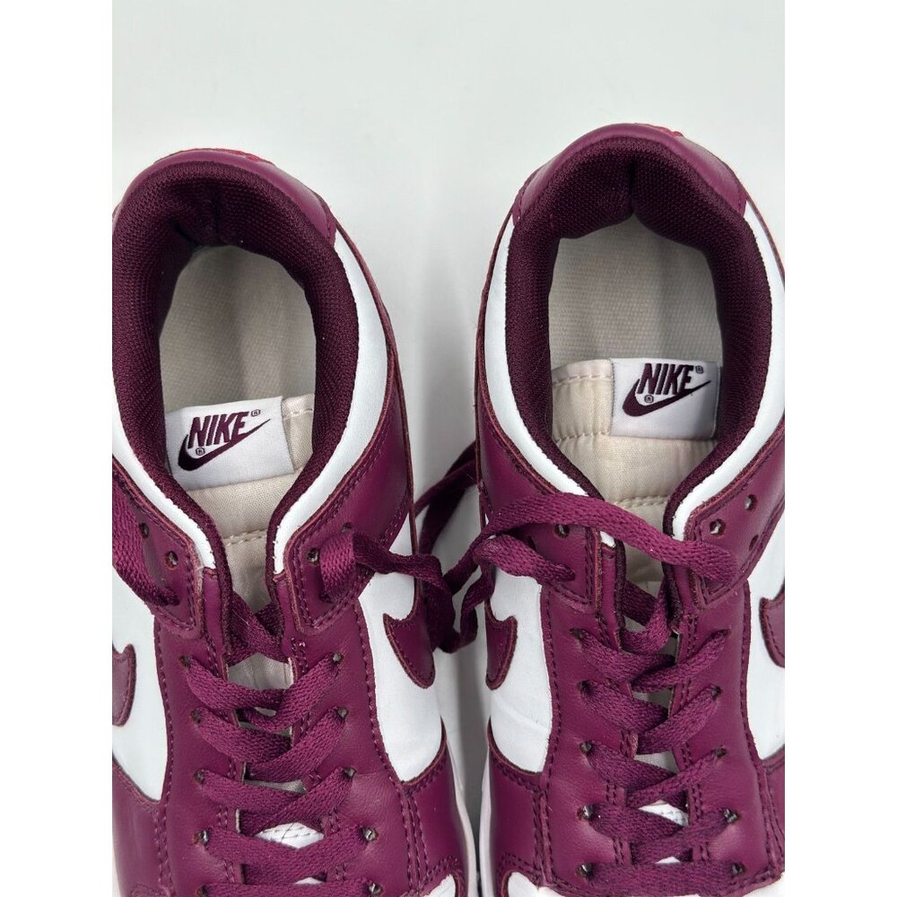 Nike Dunk Low Team Red White Leather DD1503-108 Size 8.5 - Picture 11 of 12